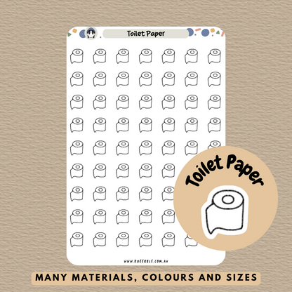 Toilet Paper Planner Stickers