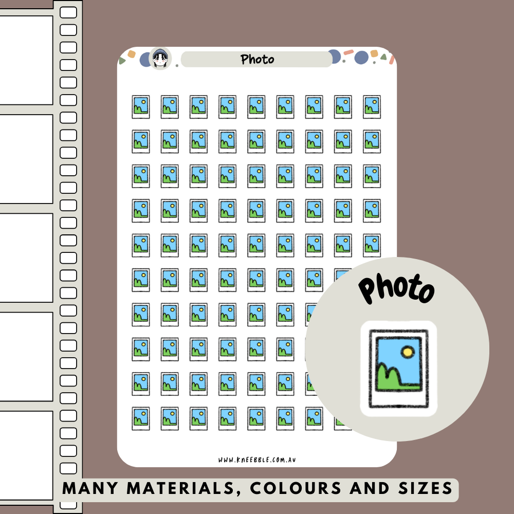 Photo Picture Planner Stickers