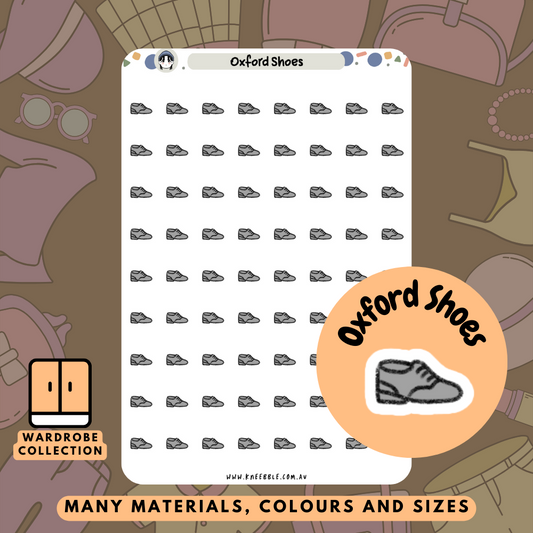 Oxford Shoes Planner Stickers