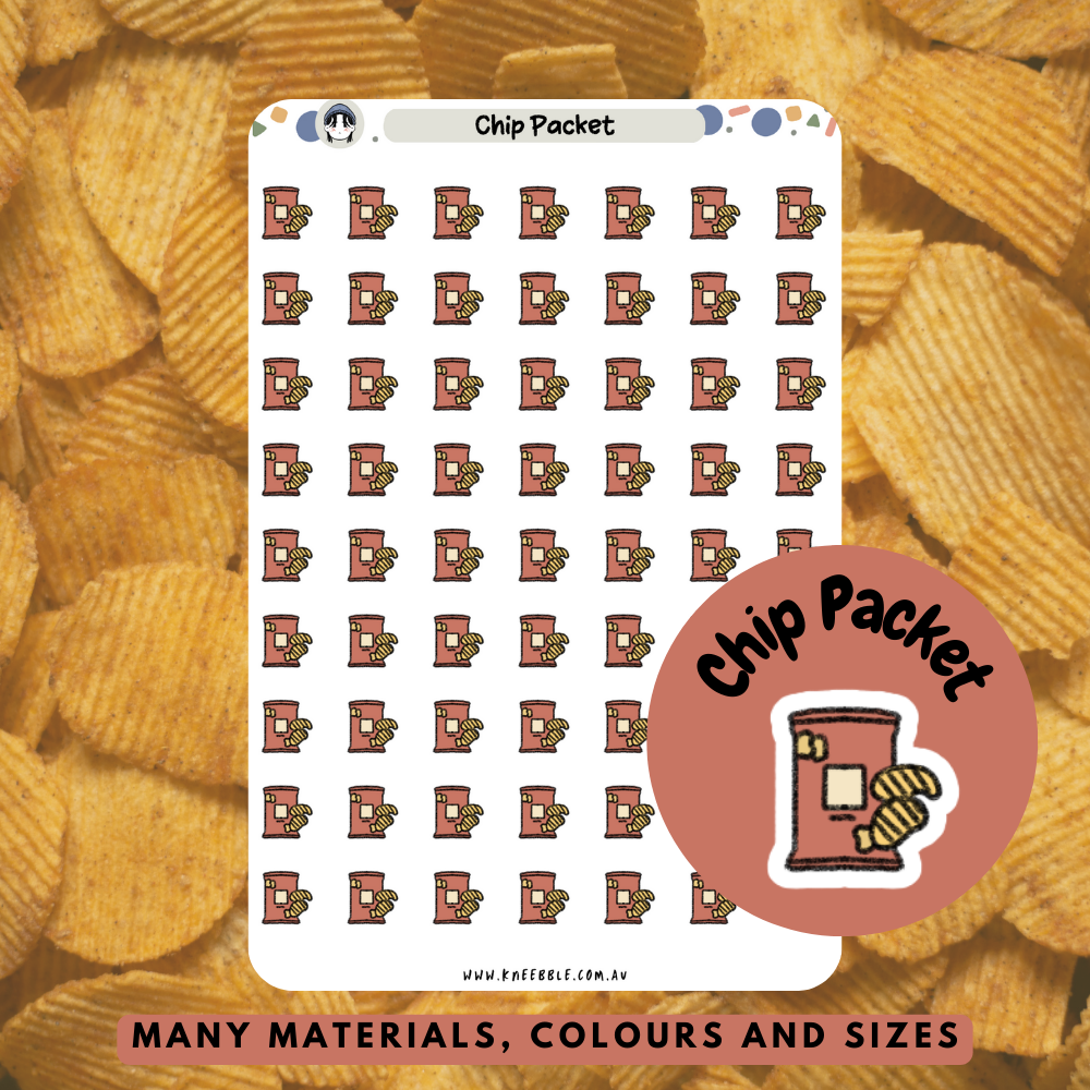 Chip Packet Planner Stickers