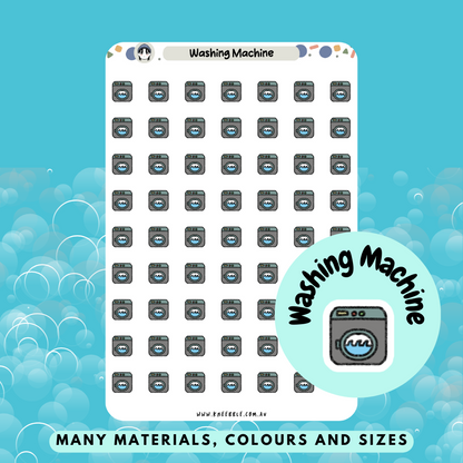 Washing Machine Planner Stickers