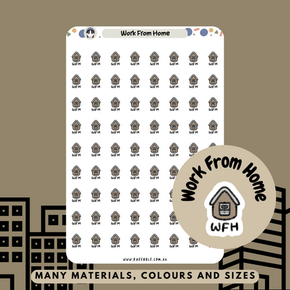 Work From Home Planner Stickers