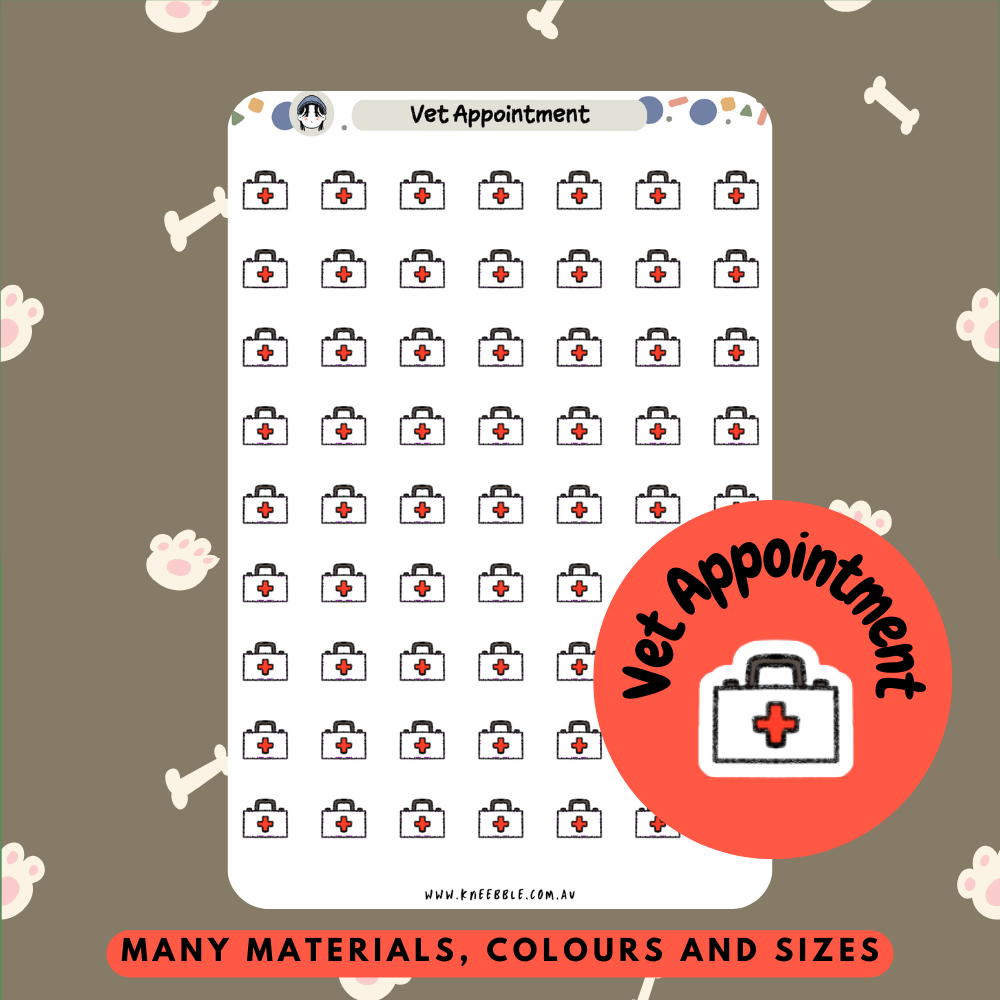 Vet Appointment Planner Stickers