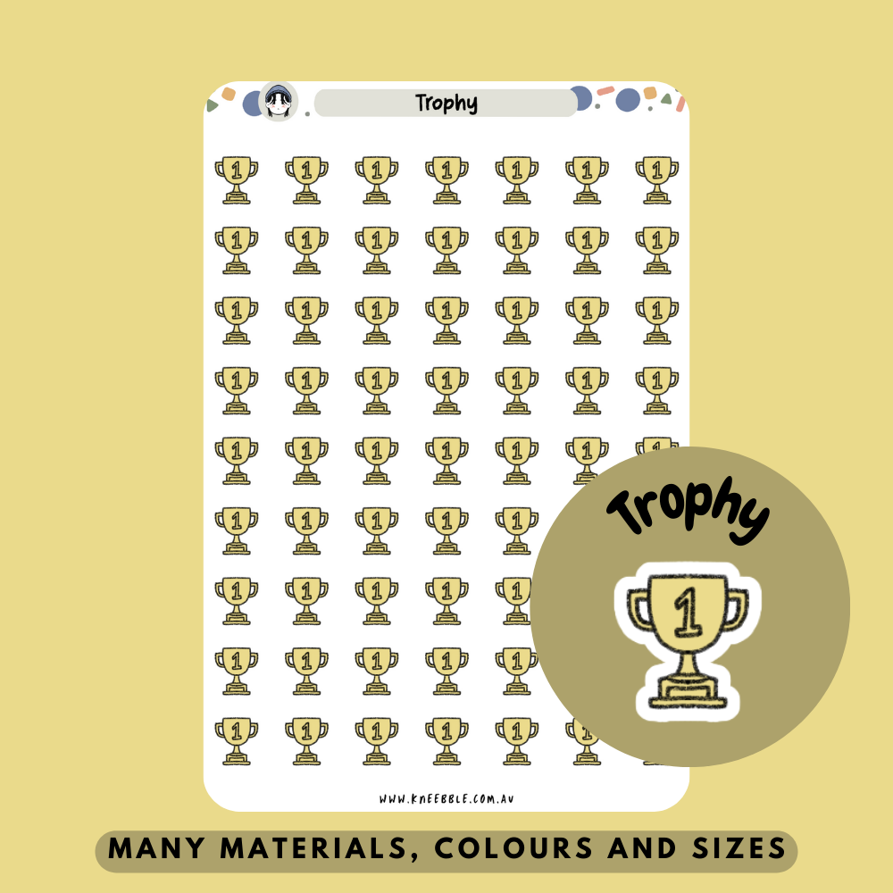 Trophy Planner Stickers - Kneebble