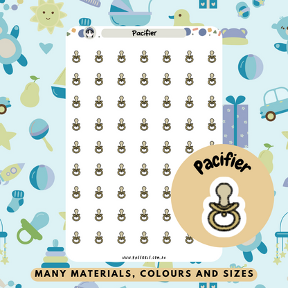 Pacifier Planner Stickers