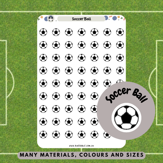 Soccer Ball Planner Stickers