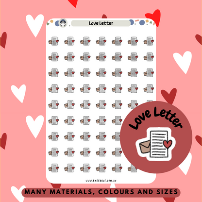 Love Letter Planner Stickers - Kneebble