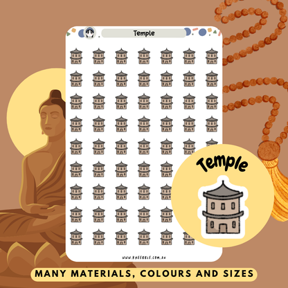 Temple Planner Stickers