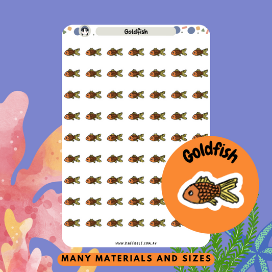 Goldfish Planner Stickers