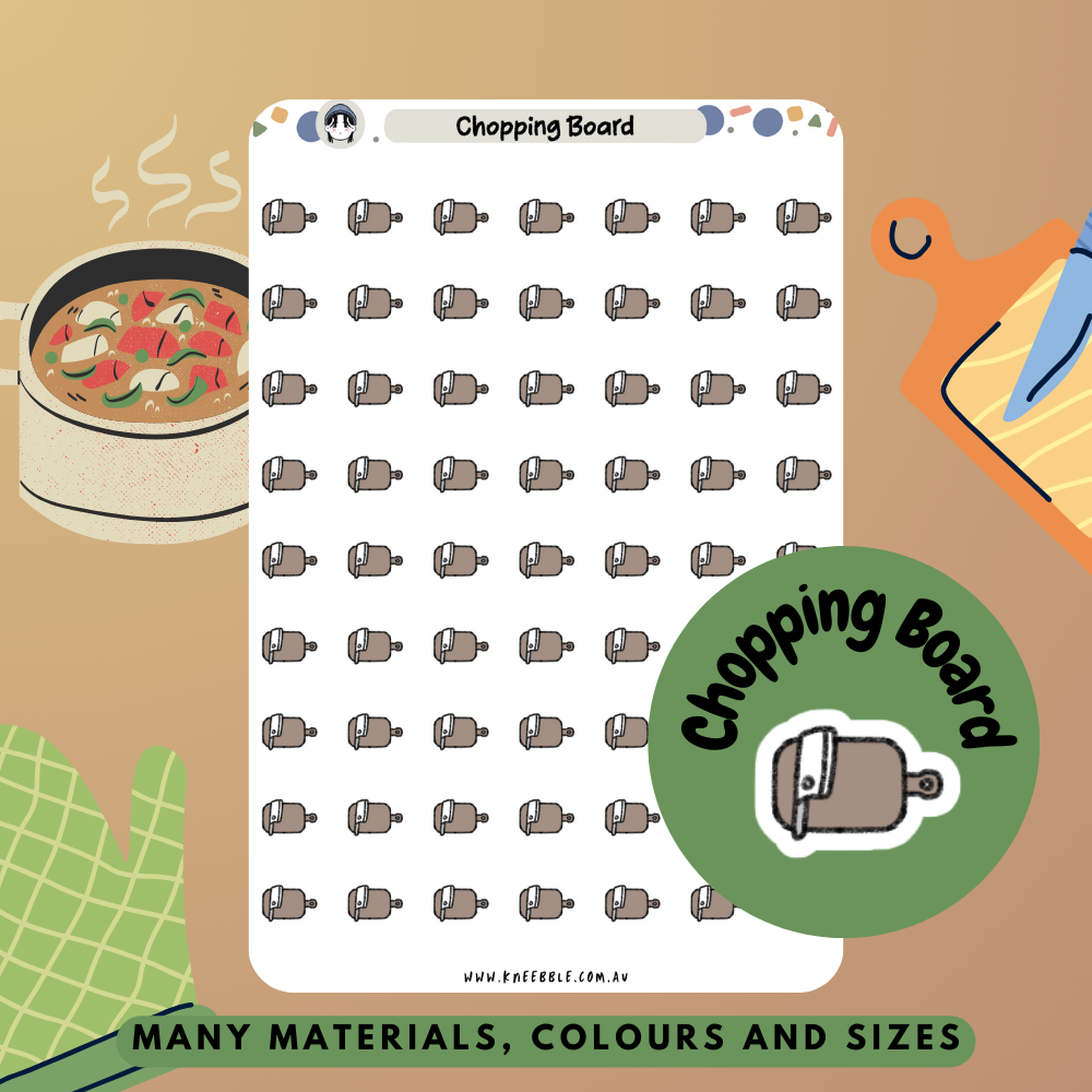 Chopping Board Planner Stickers