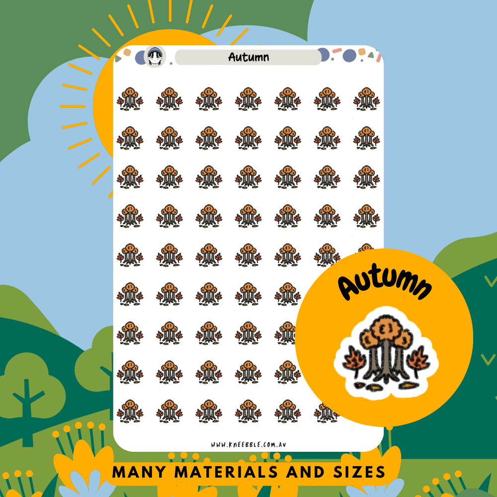 Autumn Season Planner Stickers