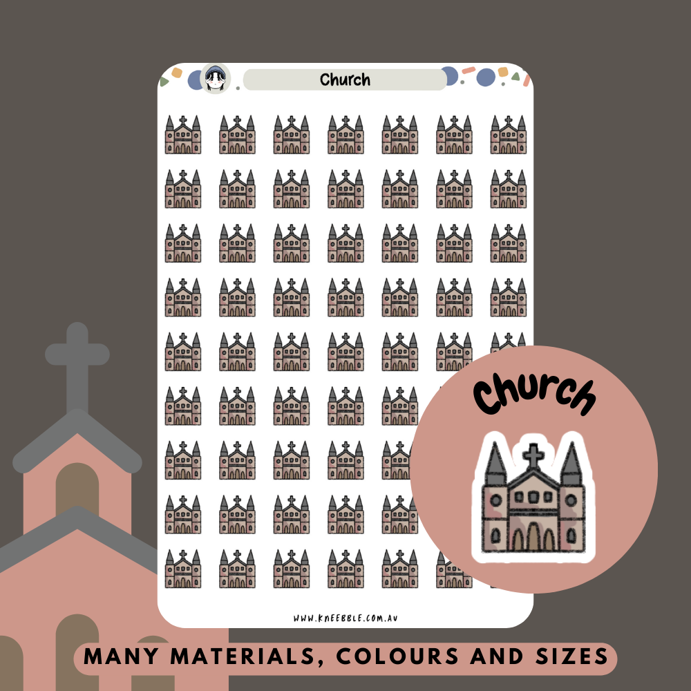 Church Planner Stickers