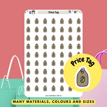 Price Tag Planner Stickers