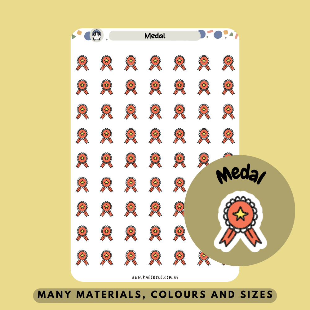 Medal Planner Stickers - Kneebble