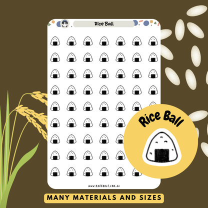 Rice Ball Planner Stickers