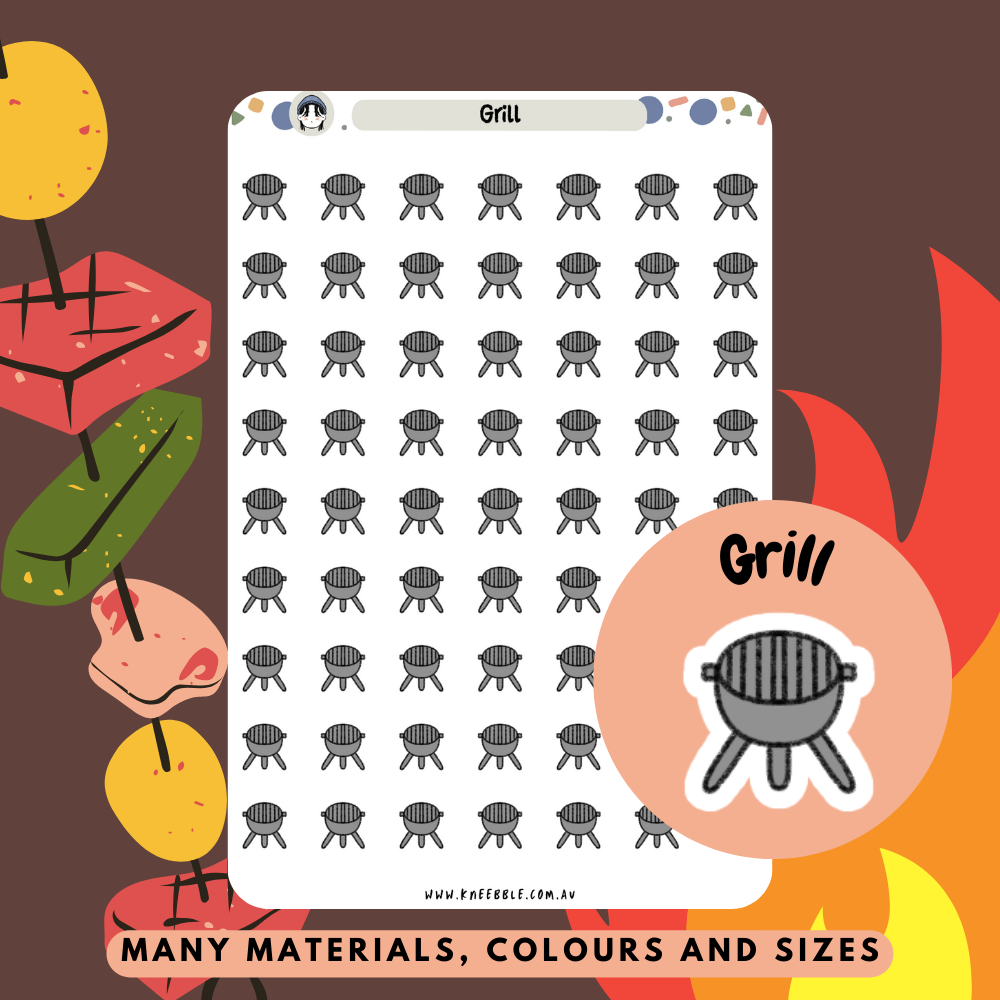 Grill Planner Stickers