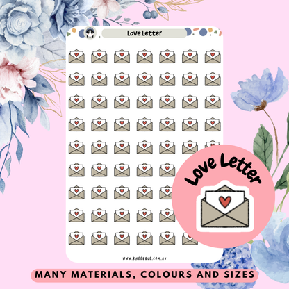 Love Letter Invitation Planner Stickers