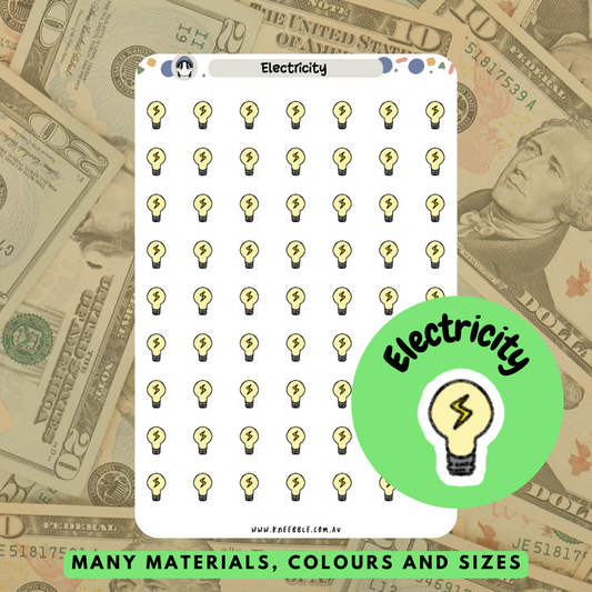 Electricity Planner Stickers