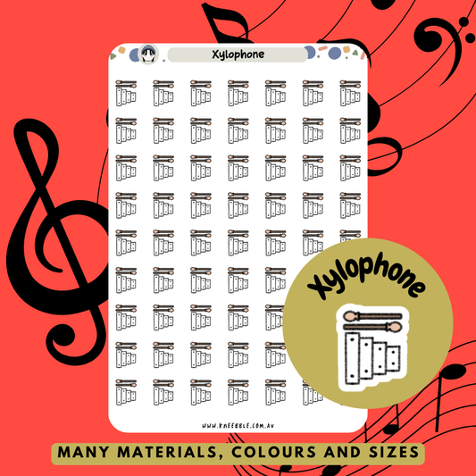 Xylophone Planner Stickers