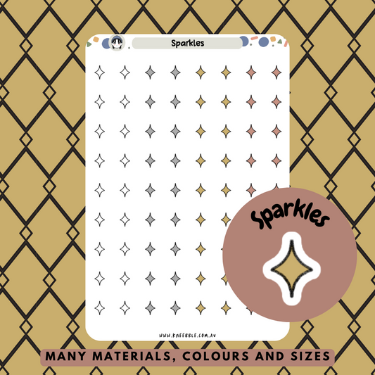 Sparkles Planner Stickers