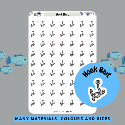 Hook Bait Planner Stickers