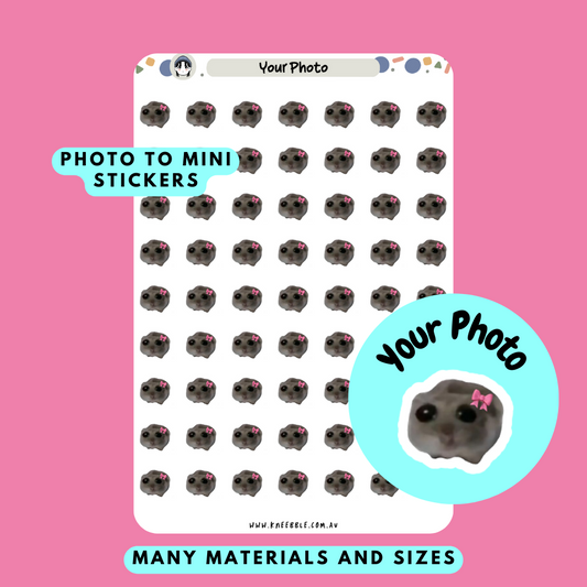 Your Photo As Planner Stickers