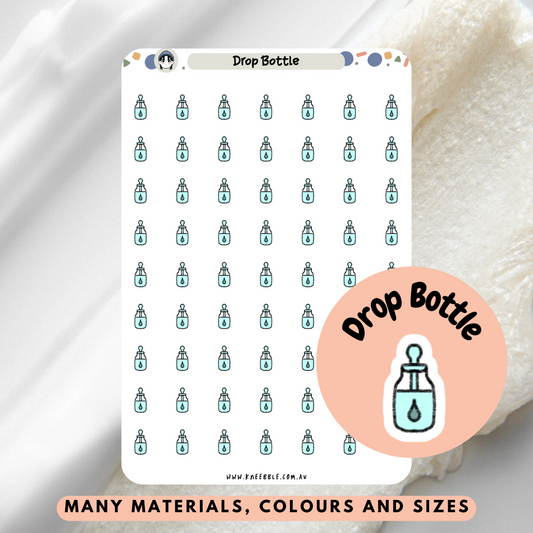 Drop Bottle Serum Planner Stickers