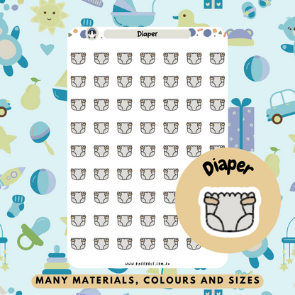 Diaper Planner Stickers