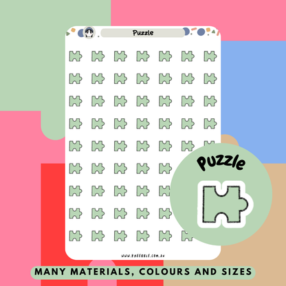 Jigsaw Puzzle Planner Stickers