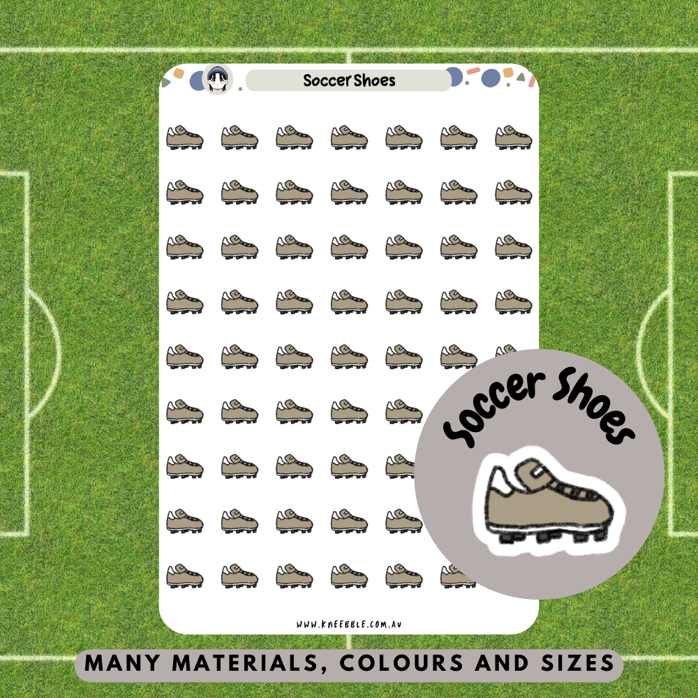 Soccer Shoes Planner Stickers