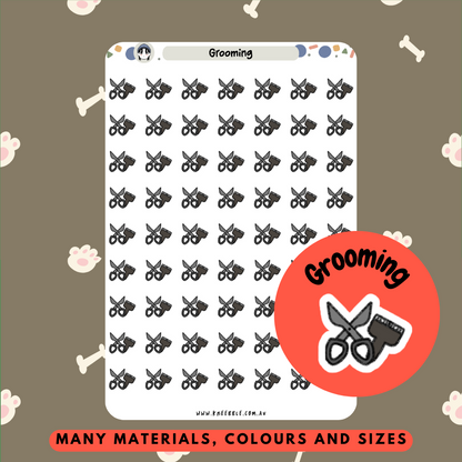 Grooming Planner Stickers