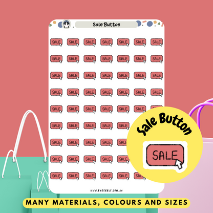 Sale Button Planner Stickers