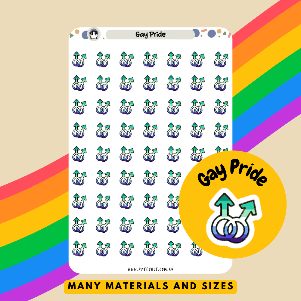 Gay Pride Planner Stickers