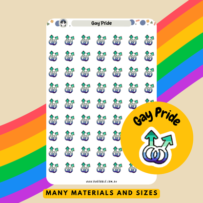 Gay Pride Planner Stickers