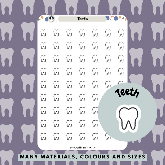 Teeth Planner Stickers