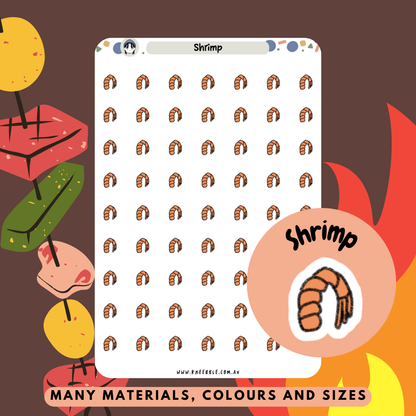 Shrimp Planner Stickers