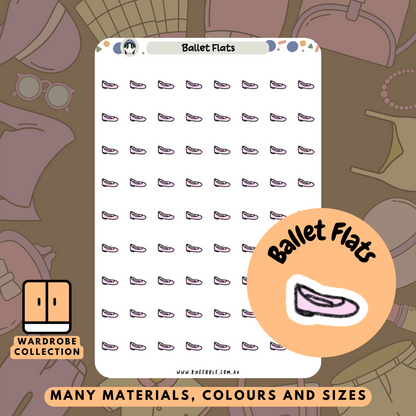 Ballet Flats Planner Stickers