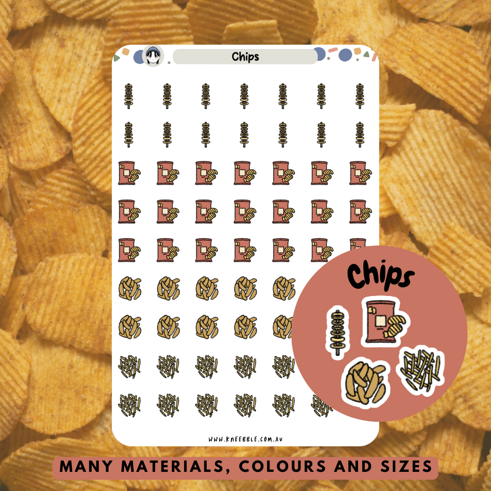 Chips Planner Stickers