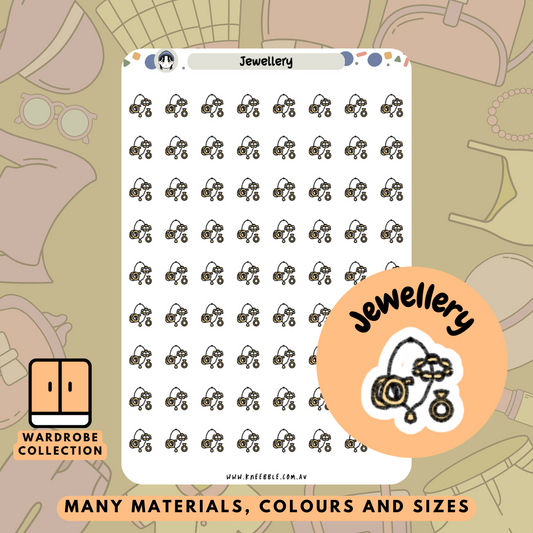 Jewellery Planner Stickers