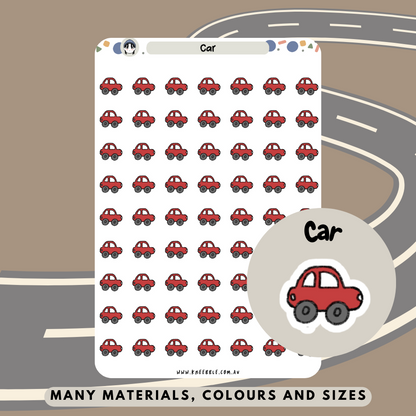 Car Vehicle Planner Stickers - Kneebble