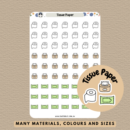 Tissue Paper Planner Stickers