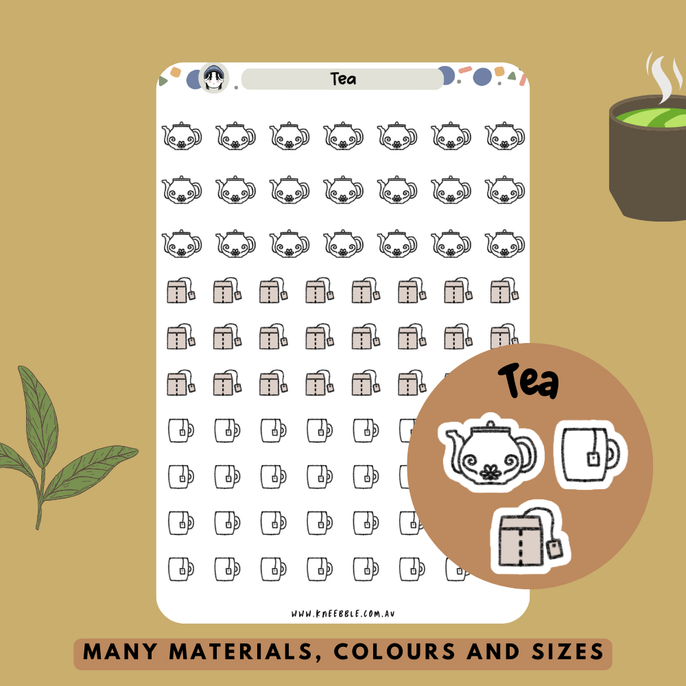 Tea Planner Stickers