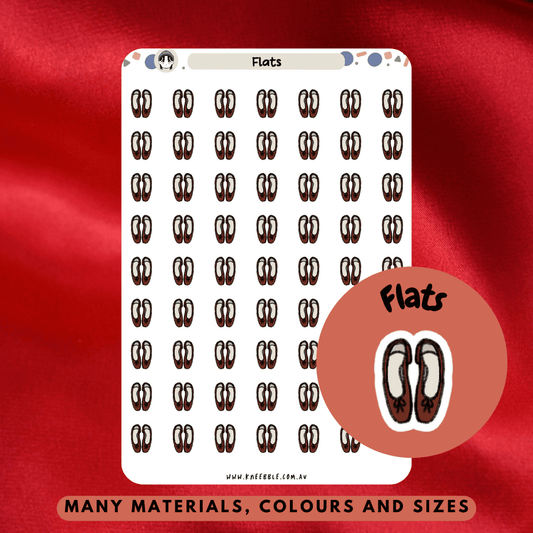 Ballet Flats Shoes Planner Stickers