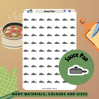 Sauce Pan Planner Stickers