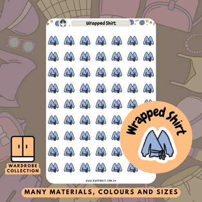 Wrapped Shirt Planner Stickers