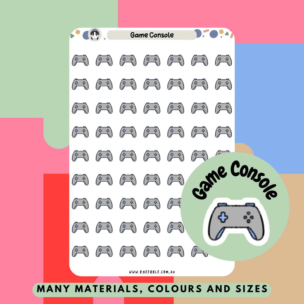 Video Game Console Planner Stickers