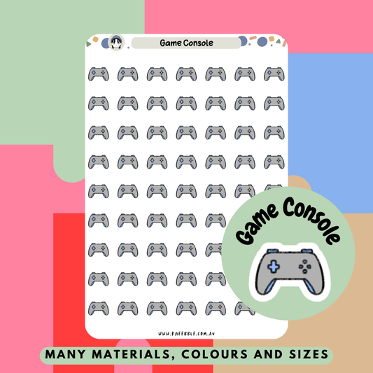 Video Game Console Planner Stickers