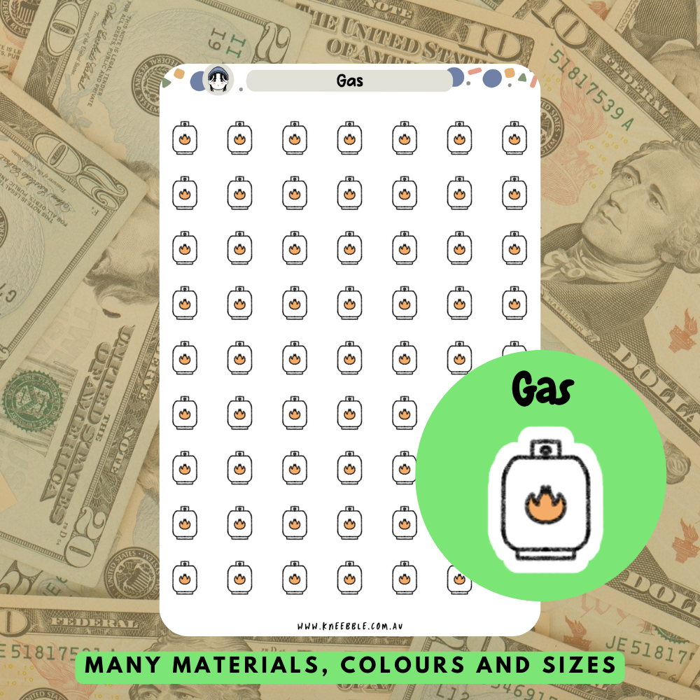 Gas Planner Stickers