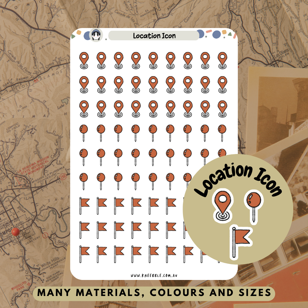 Kneebble handmade mini planner stickers