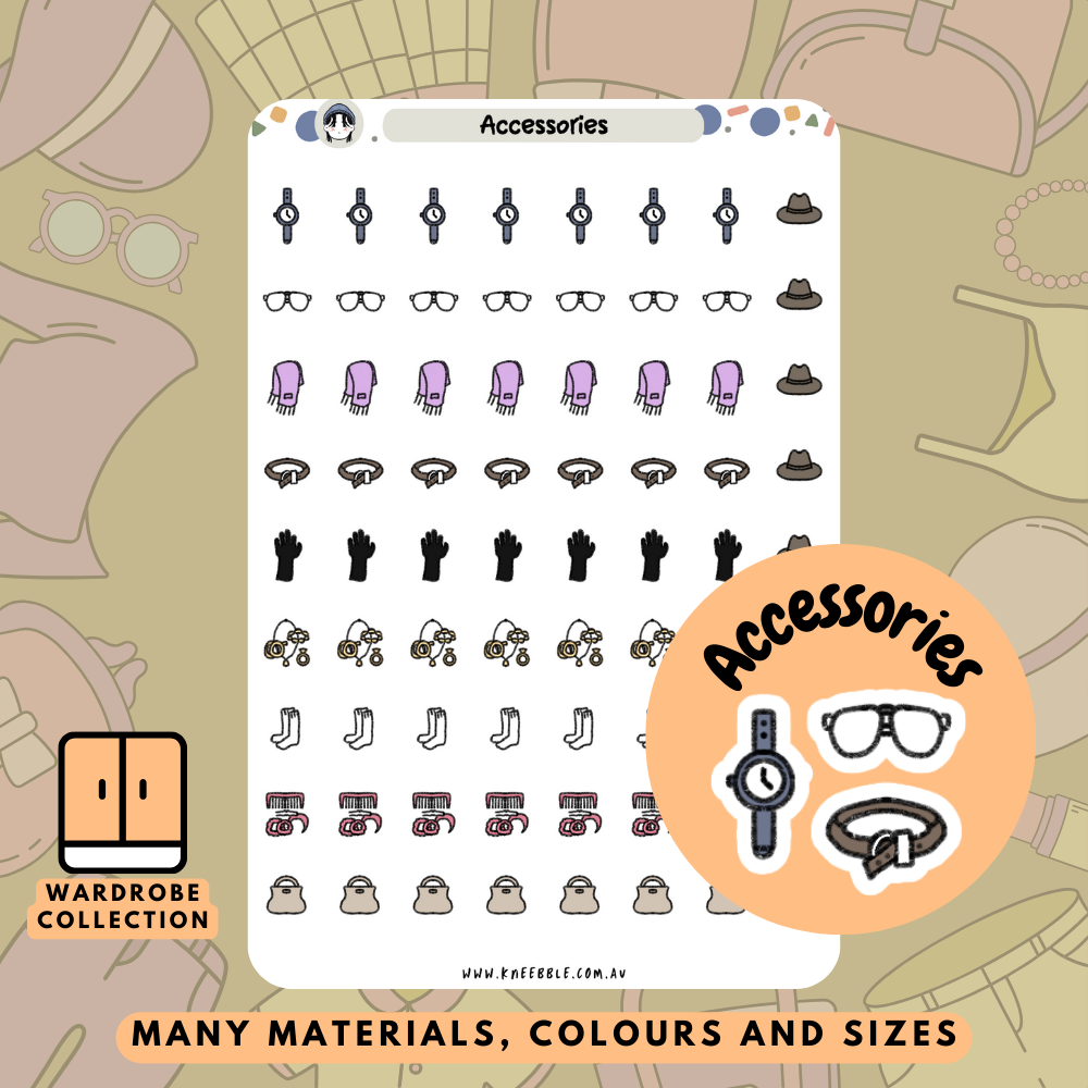 Accessories Planner Stickers